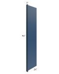 Portland Navy Blue 24x96 Refrigerator End Panel with a 3" Return