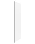Dakota White 30x96 Refrigerator End Panel with a 3" Return
