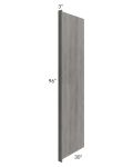 Providence Slate Grey 30x96 Refrigerator End Panel with a 3" Return