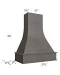 Midtown Dark Grey Shaker 36" Artisan Hood