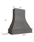 Midtown Dark Grey Shaker 42" Artisan Hood