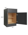 Royal Ebony Shaker 21" Base Cabinet