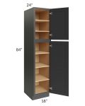 Royal Ebony Shaker 18x84 Pantry Cabinet