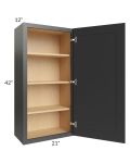 Royal Ebony Shaker 21x42 Wall Cabinet