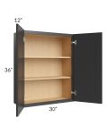 Royal Ebony Shaker 30x36 Wall Cabinet