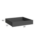 Venetian White Gloss 24" Roll Out Tray (Low Height)