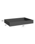 Venetian White Gloss 33" Roll Out Tray (Low Height)