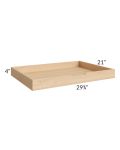 Township White 33" Roll Out Tray