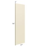Casselton Ivory 96" Refrigerator Panel with a 3" Return