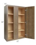Royal Bronze Shaker 27x42 Blind Wall Cabinet