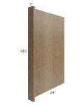 Royal Bronze Shaker 3" Dishwasher Panel