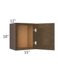 Royal Bronze Shaker 15x18 Wall Cabinet