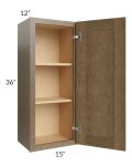 Royal Bronze Shaker 15x36 Wall Cabinet