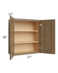 Royal Bronze Shaker 27x30 Wall Cabinet