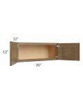 Royal Bronze Shaker 30x12 Wall Cabinet