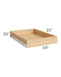 Providence Cream 18" Roll Out Tray with a Dovetailed Drawer Box