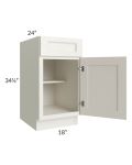 Providence Cream 18" Base Cabinet