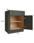 Charlotte Dark Grey 27" Base Cabinet