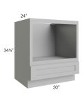 Dove Grey Shaker 30" Microwave Base Cabinet