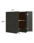 Charlotte Dark Grey 33" Corner Base Cabinet 