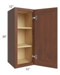 Cambridge Saddle Glaze 12x30 Wall Cabinet