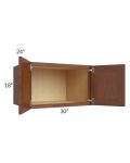 Cambridge Saddle Glaze 30x18x24 Wall Cabinet