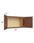 Cambridge Saddle Glaze 30x18 Wall Cabinet