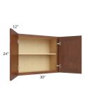 Cambridge Saddle Glaze 30x24 Wall Cabinet
