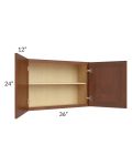 Cambridge Saddle Glaze 36x24 Wall Cabinet