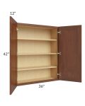 Cambridge Saddle Glaze 36x42 Wall Cabinet