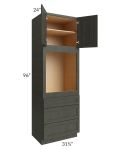 Charlotte Dark Grey 33x96 Oven Cabinet