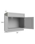 Dove Grey Shaker 36" Bathroom Vanity