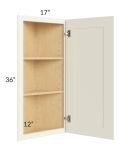 Linen Shaker 12x36 Angle Wall Cabinet