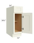Linen Shaker 12" Base Cabinet