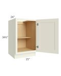 21" Full Height Door Base Cabinet