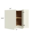 Linen Shaker 33" Corner Base Cabinet