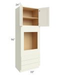 Linen Shaker 33x96x24 Oven Cabinet