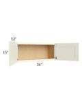 Linen Shaker 36x15 Wall Cabinet 