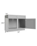Dove Grey Shaker 42" Sink Base Cabinet