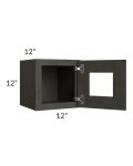 Charcoal Grey Shaker 12x12 Decorative Wall Cabinet
