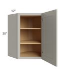 Stone Shaker 24x30 Wall Diagonal Corner Cabinet 