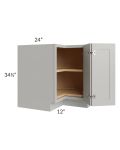 Stone Shaker 36" Lazy Susan Base Cabinet