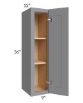 Grey Shaker 09x36 Wall Cabinet