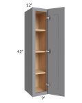 Grey Shaker 09x42 Wall Cabinet