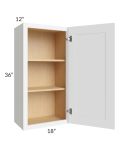 Brilliant White Shaker 18x36 Wall Cabinet