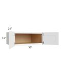Brilliant White Shaker 30x12x24 Wall Cabinet