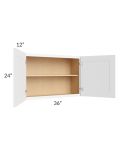 Brilliant White Shaker 36x24 Wall Cabinet