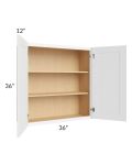 Brilliant White Shaker 36x36 Wall Cabinet