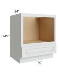 Lakewood White 30" Microwave Base Cabinet