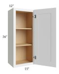 Lakewood White 15x36 Wall Cabinet
